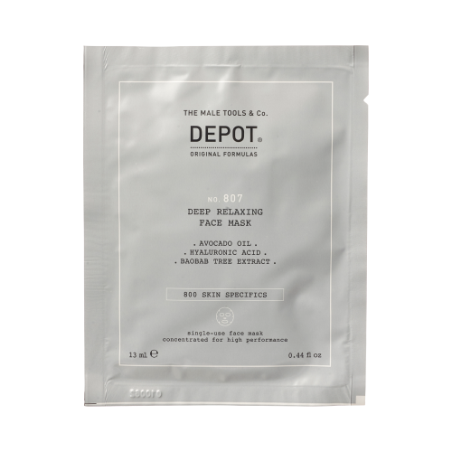 depot 807 deep relaxing face mask 12 pcs